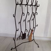 Brutalist fireplace mantel