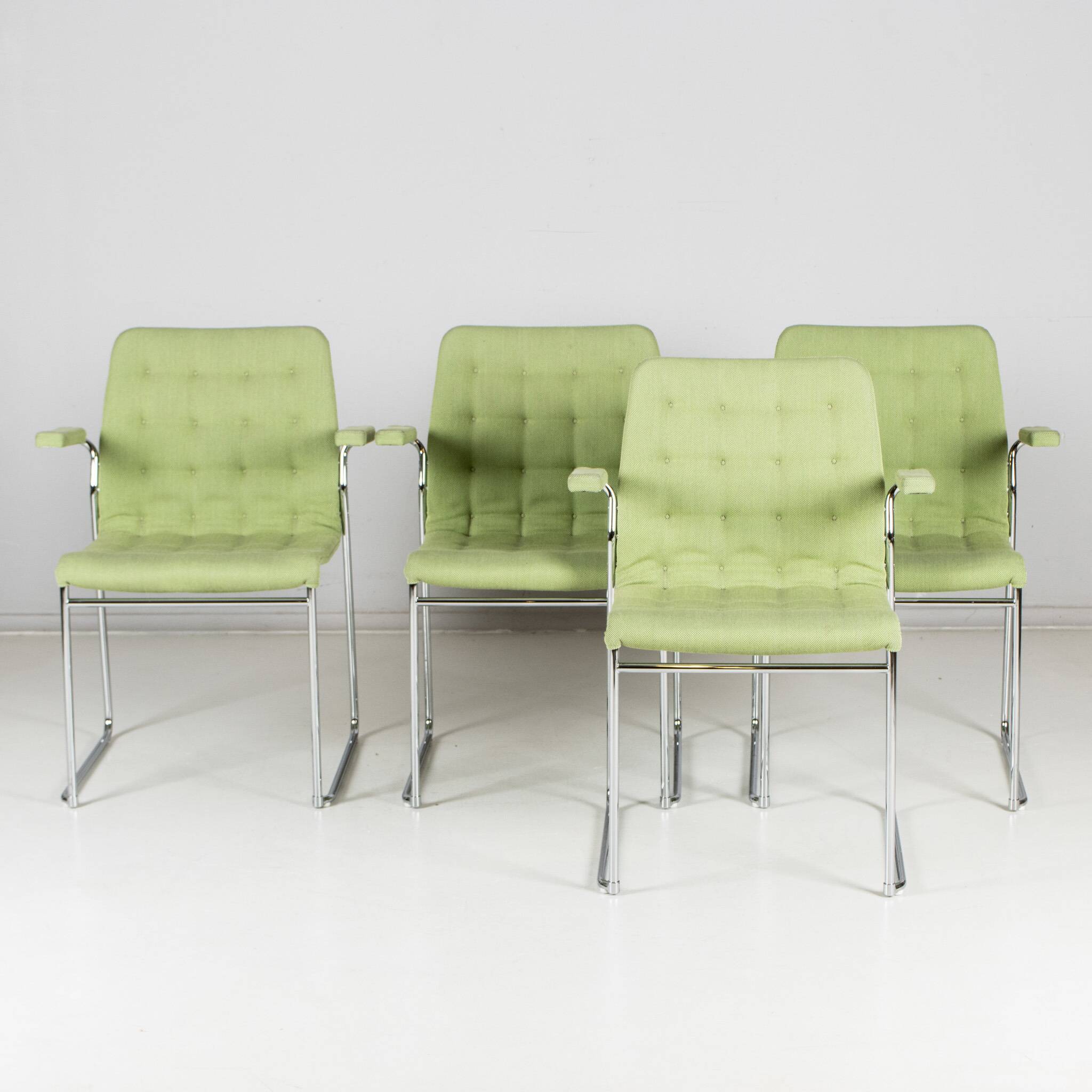 Mio MI 408 Chairs by Bruno Mathsson, 1981, Set of 4