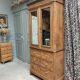 Louis Philippe wardrobe in solid pine (renovated)