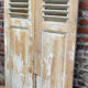Old pair of wooden shutters 152 cm