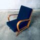 Mid-Century Modern Bentwood Lounge Chairs, Belgium, 1950s, Set of 2