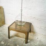 Smoked plexiglas coffee table