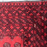 Antique Afghan Ersari handmade rug 208 x 288 cm 1920s