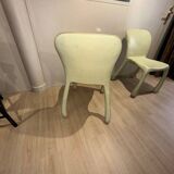 Pair of 50's 70's designer fiberglass chairs