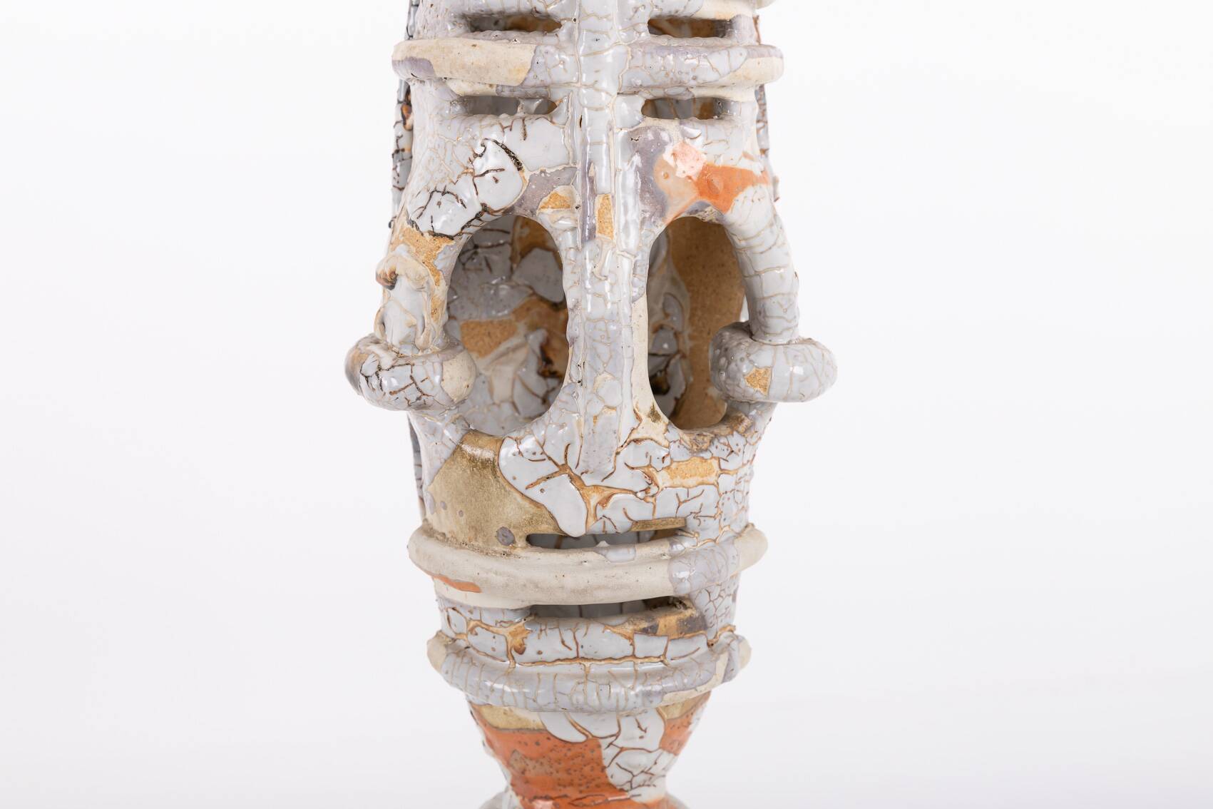 Unique Sicilian glazed ceramic sculpture