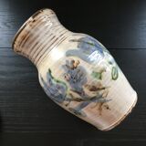 XL vase with floral decoration