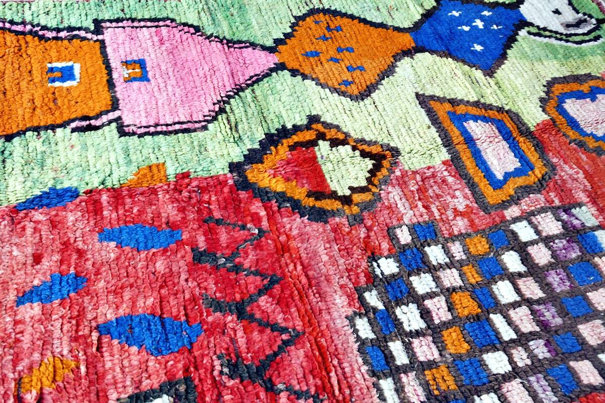 Moroccan Berber Boujaad Rug New 235 cm x 170 cm
