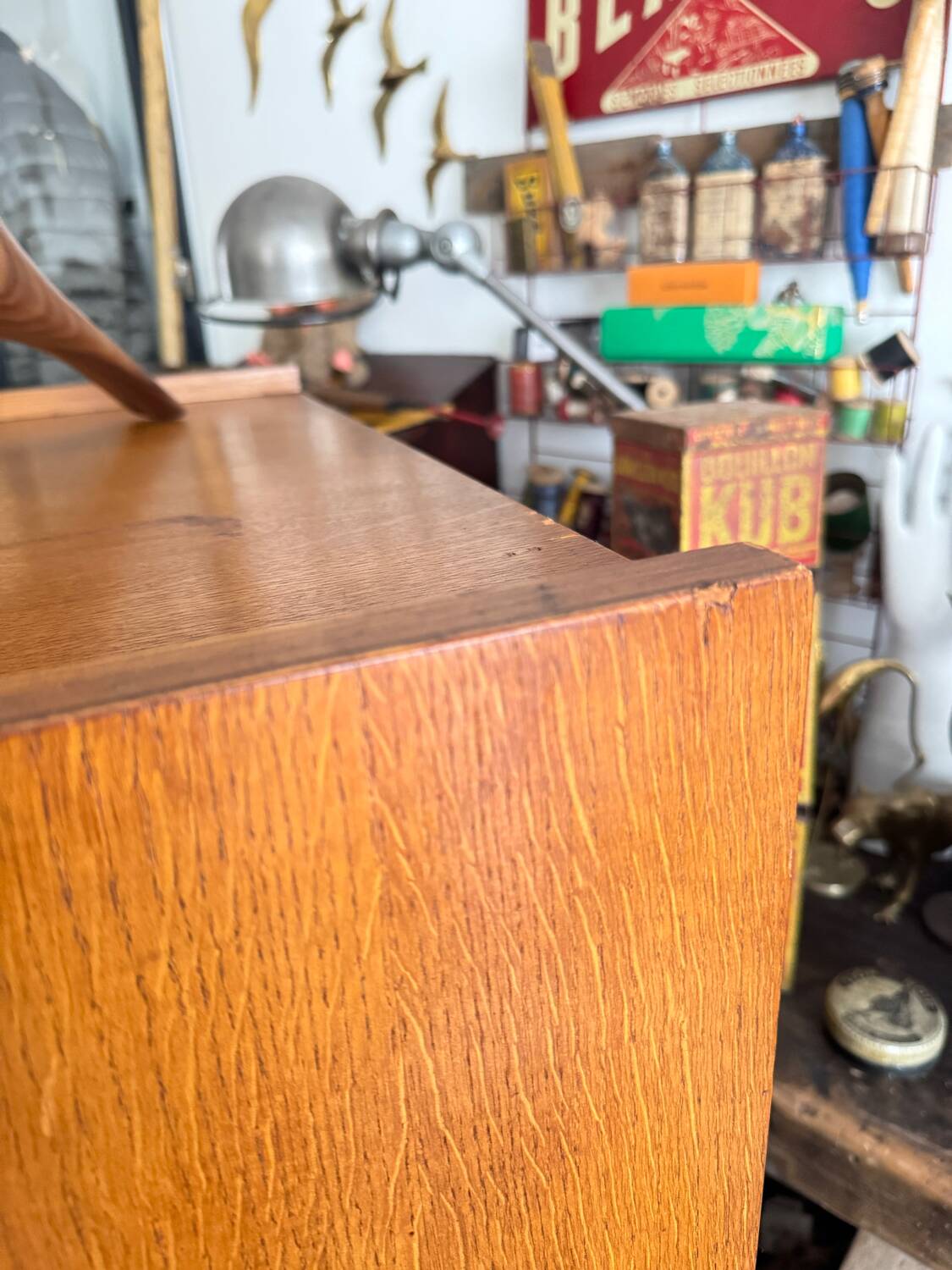Ancien chiffonnier vintage 6 tiroirs