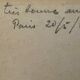 Watercolor Painting Seaside Normandy Beach? monogram 1957