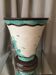 Ceramic vase jerome massier vallauris decor ship