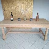 Solid oak farmhouse table