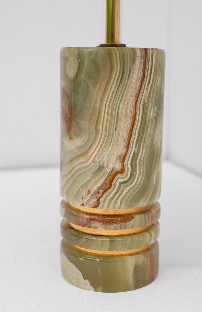 Mid-century modern Italian brass table lamp, 1970s