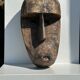 Large Timor mask in patinated wood H:50cm (1)