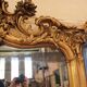 grand miroir doré Napoleon III au masque