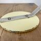 Lampe de table industrielle beige de Metal Mot, années 1960