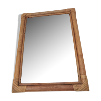 Miroir en rotin 52x37cm