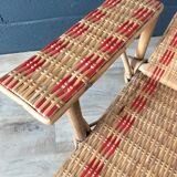 Rattan lounge chair