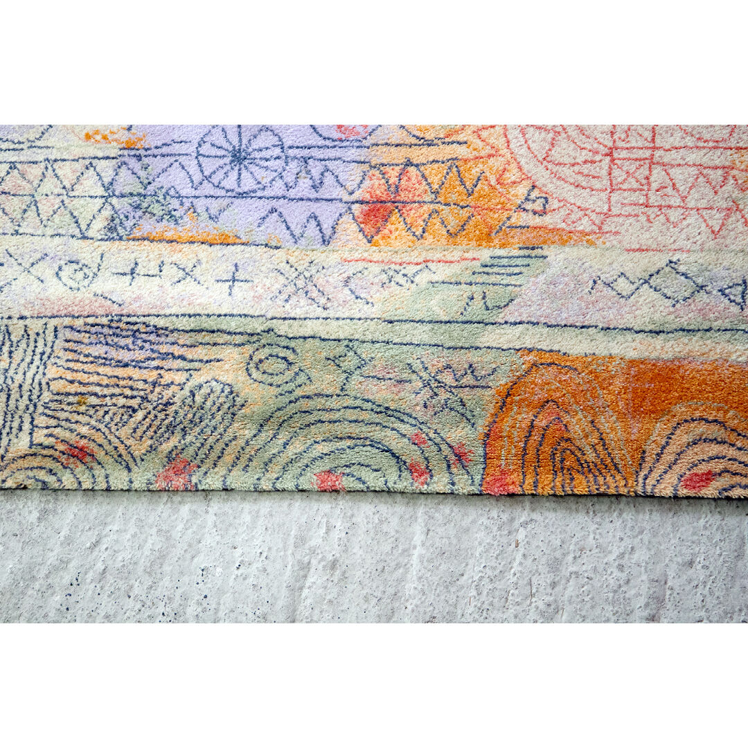 Vintage Paul Klee art rug - 335x250cm