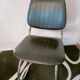 Seventies leatherette cantilever chair