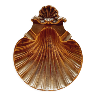 Vide poche coquille laiton
