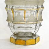 Art Deco vase with golden granite