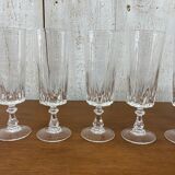 Crystal flutes of Arques