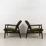 Vintage Armchairs By Edmund Homa, Poland, 1960s, set of 2