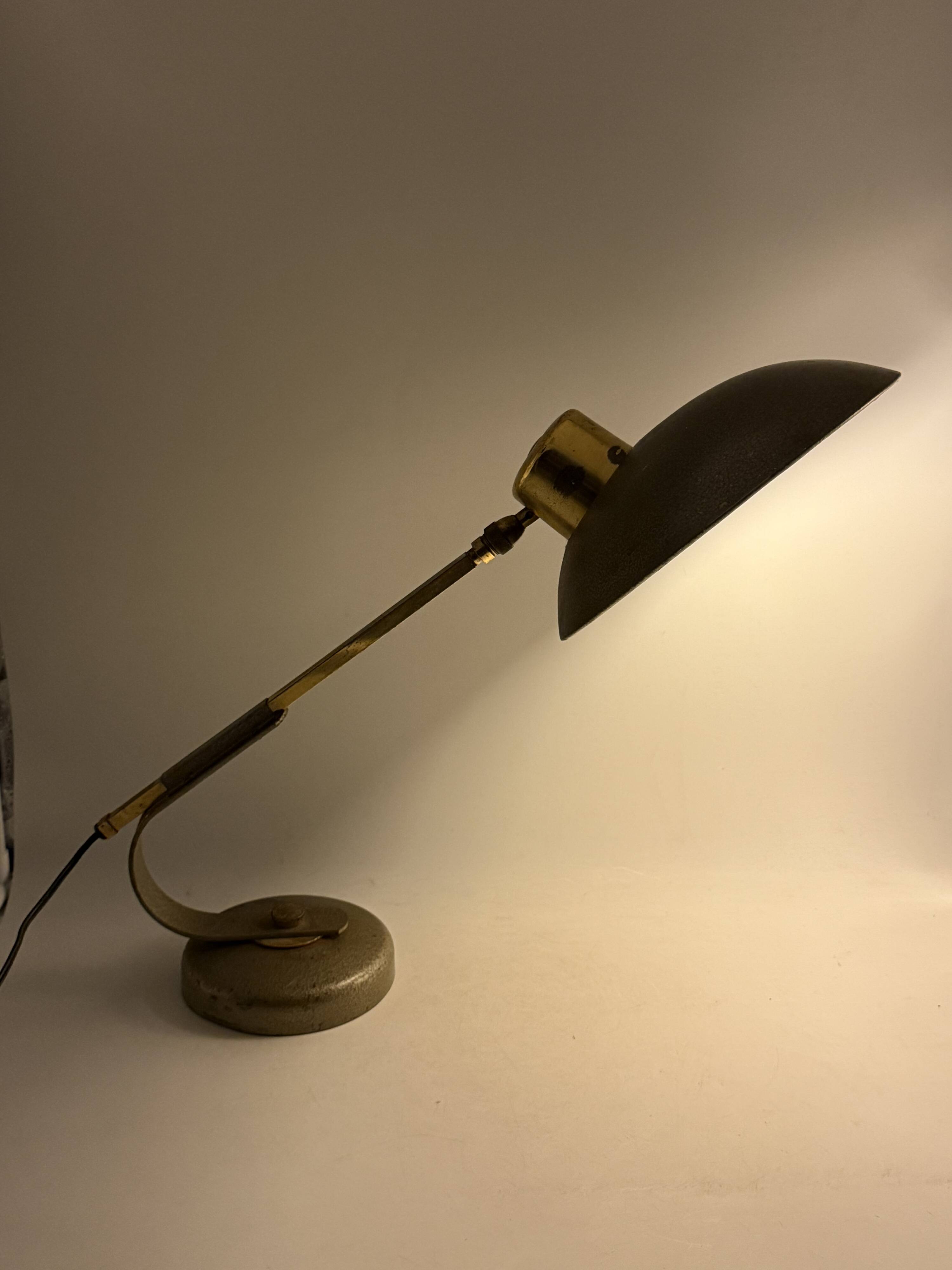 Mid-century modern Desk Lamp, Ferdinand Solère France 1950s