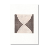 Peinture sur papier illustration M176 signée Eawy