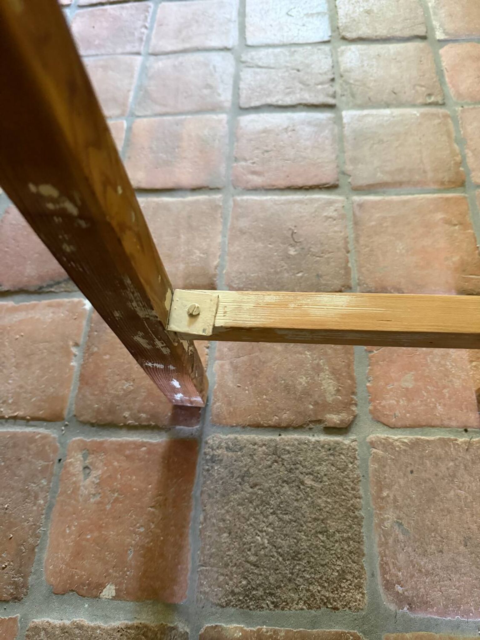 Decorative wooden ladder