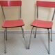 Lot de 2 chaises en formica