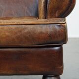 Sheep leather armchair