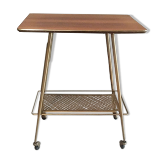 Vintage trolley gilded 1960