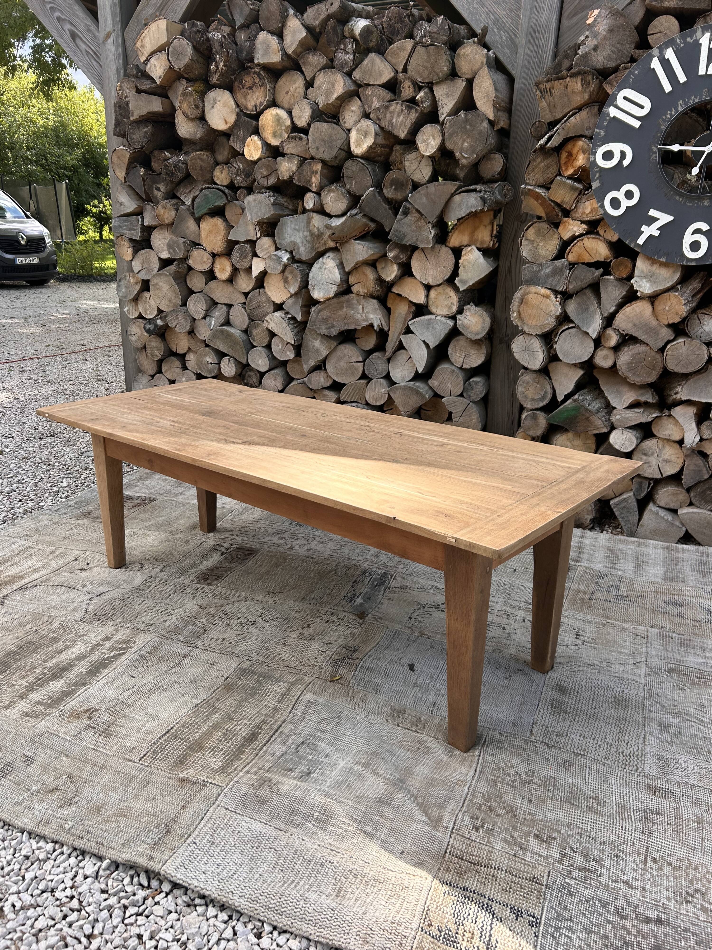 Renovated solid wood coffee table