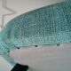 Blue vintage pouf