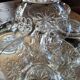 Set of 5 Moulded Glass Bowls with Floral Decoration – Circa 1970
