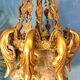Glass paste lustre suspension Italy 1950s