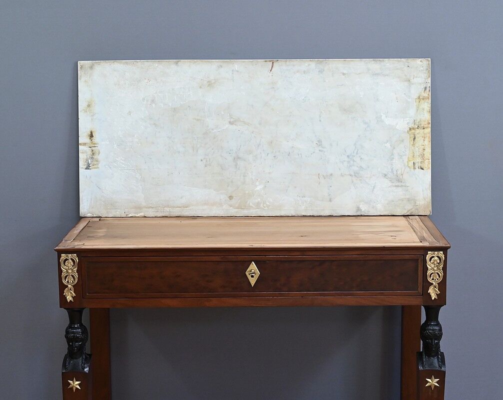 Return from Egypt mahogany console, Empire period – early 19th century