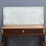 Console retour d’Égypte en acajou, époque Empire, début XIXe