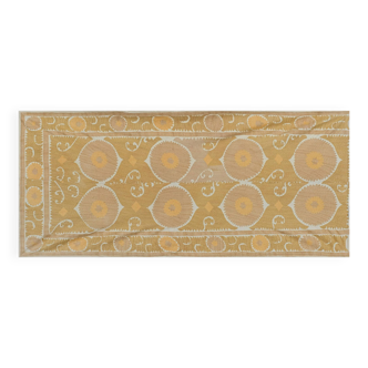 Hand knotted rug, vintage Turkish rug 97x195 cm