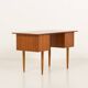 Small Danish mid century teak desk, 1960s