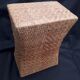 Tabouret japonais en vannerie
