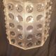 Vintage hexagonal cabochon pendant light – 70s