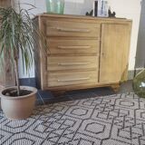Art Deco chest of drawers blond oak