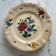Set of 6 small flat plates Sarreguemines