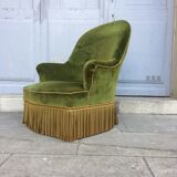 Toad style Art Deco armchair