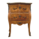 Commode galbée de style Louis XV en marqueterie XX siècle