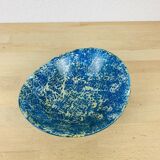 Vintage blue ceramic cup