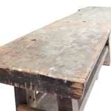 Wooden workbench xxl industrial character welder weathered 251cm
