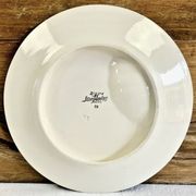 Set of 6 old Digoin Sarreguemines asparagus slushie plates